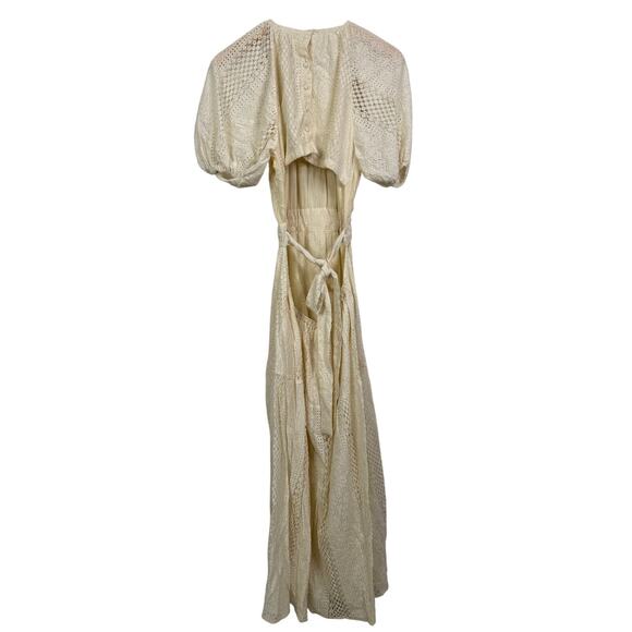 Anthropologie Verb by Pallavi Singhee Agneza Lace Maxi Dress Size 10 NWT $238 - Picture 15 of 16